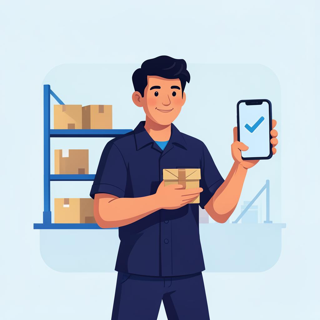 Equipo de trabajadores por días coordinado en tiempo real